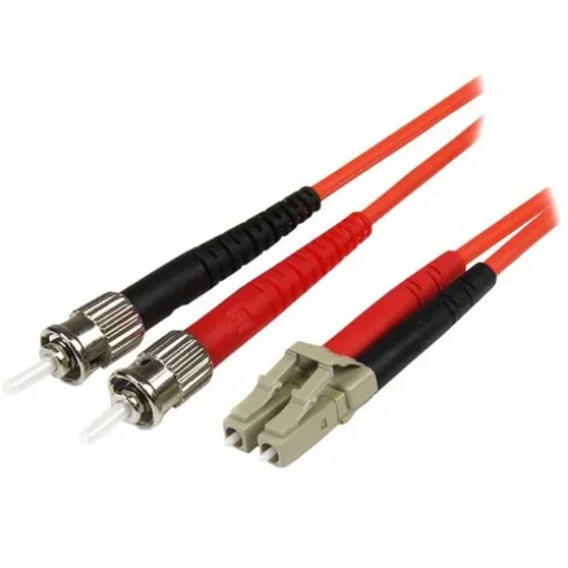 Picture of Startech.Com 5m Fiber Optic Cable - Multimode Duplex 50/125 - Lszh Fiber Jumper Cord - Lc/St - 50FIBLCST5