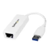 Picture of Startech.Com Usb 3.0 To Gigabit Ethernet Network Adapter, 10/100/1000 Mbps, Usb To RJ45, Usb 3.0 To Lan Adapter, Usb 3.0 Ethernet Adapter (Gbe), Taa Complaint - USB31000SW