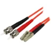 Picture of Startech.Com 1m Fiber Optic Cable - Multimode Duplex 50/125 - Lszh Fiber Jumper Cord - Lc/St - 50FIBLCST1