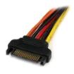 Picture of Startech.Com 6in Latching Sata Power Y Splitter Cable Adapter - M/F - PYO2LSATA