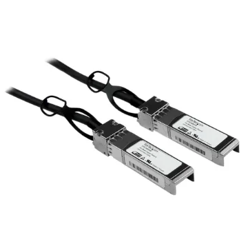 Picture of Startech.Com Cisco SFP-H10GB-CU1M Compatible 1m 10G Sfp+ To Sfp+ Direct Attach Cable Twinax - 10GbE Sfp+ Copper Dac 10 Gbps Low Power Passive Mini Gbic/Transceiver Module Dac Firepower ASR920 ASR9000 - SFPCMM1M