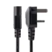 Picture of Startech.Com 10ft (3m) Uk Computer Power Cable, 18AWG, Bs 1363 To C13, 10A 250V, Black Replacement Ac Power Cord, Kettle Lead / Uk Power Cord, Pc Power Supply Cable, Tv/Monitor Power Cable - Pxt101uk3m