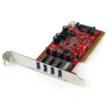 Picture of Startech.Com 4 Port Pci Superspeed Usb 3.0 Adapter Card with Sata / SP4 Power - Pciusb3s4