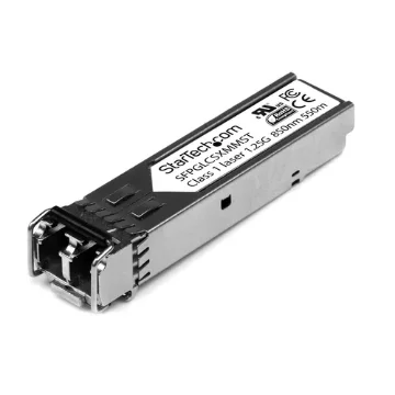 Picture of Startech.Com Cisco Glc-Sx-Mm Compatible Sfp Transceiver Module - 1000BASE-SX~Cisco Glc-Sx-Mm Compatible Sfp Module - 1000BASE-SX - 1GbE Multimode Fiber Mmf Optic Transceiver - 1GE Gigabit Ethernet Sfp - Lc 550m - 850nm - Cisco IE3400, IE3300, IE3200 - Sfpglcsxmmst