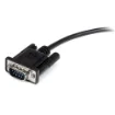 Picture of Startech.Com 3m Black Straight Through DB9 RS232 Serial Cable - M/F - MXT1003MBK