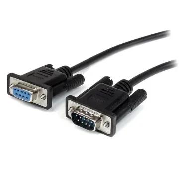 Picture of Startech.Com 1m Black Straight Through DB9 RS232 Serial Cable - M/F - MXT1001MBK