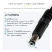 Picture of Startech.Com Usb To 5.5mm Power Cable - Type N Barrel - 1m - Usb2typen1m