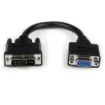 Picture of Startech.Com 8in Dvi To Vga Cable Adapter - Dvi-I Male To Vga Female - DVIVGAMF8IN