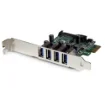 Picture of Startech.Com 4 Port Pci Express Pcie Superspeed Usb 3.0 Controller Card Adapter with Uasp - Sata Power - Pexusb3s4v