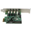 Picture of Startech.Com 4 Port Pci Express Pcie Superspeed Usb 3.0 Controller Card Adapter with Uasp - Sata Power - Pexusb3s4v
