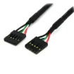 Picture of Startech.Com 24in Internal 5 Pin Usb Idc Motherboard Header Cable F/F - Usbint5pin24