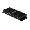 Picture of Startech.Com 4 Port Usb To DB9 RS232 Serial Adapter Hub – Industrial Din Rail and Wall Mountable - ICUSB2324I