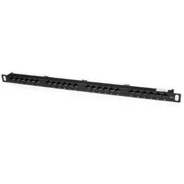 Picture of Startech.Com 24 Port 0.5U Cat5e Patch Panel - RJ45 Ethernet Rackmount Cat 5e 110 Patch Panel - PANELHU24
