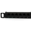 Picture of Startech.Com 24 Port 0.5U Cat5e Patch Panel - RJ45 Ethernet Rackmount Cat 5e 110 Patch Panel - PANELHU24