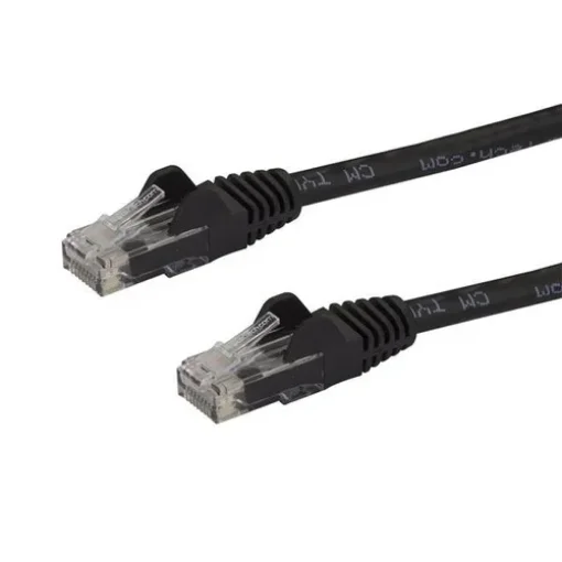 Picture of Startech.Com 7m CAT6 Ethernet Cable - Black Cat 6 Gigabit Ethernet Wire -650MHz 100W Poe RJ45 Utp Network/Patch Cord Snagless W/Strain Relief Fluke Tested/Wiring Is Ul Certified/Tia - N6patc7mbk