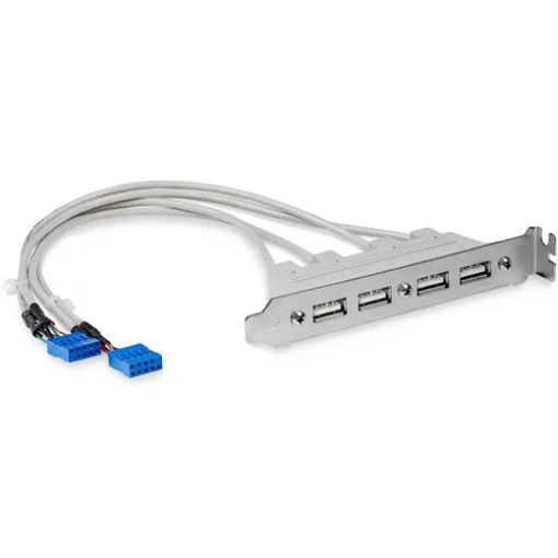 Picture of Startech.Com 4 Port Usb a Female Slot Plate Adapter - USBPLATE4