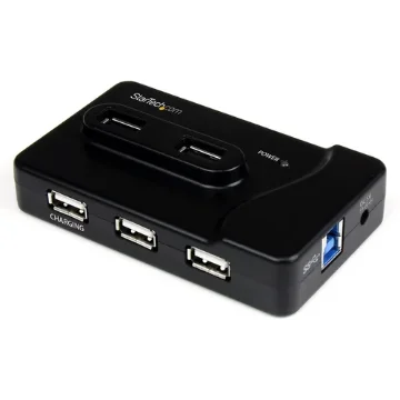 Picture of Startech.Com 6 Port Usb 3.0 / Usb 2.0 Combo Hub with 2A Charging Port – 2x Usb 3.0 & 4x Usb 2.0 - ST7320USBC