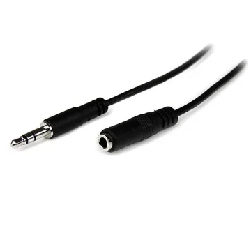 Picture of Startech.Com 1m Slim 3.5mm Stereo Extension Audio Cable - M/F - MU1MMFS