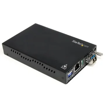 Picture of Startech.Com Fiber Media Converter Gigabit 1000Mbps Mm Fibre Lc 550m - Et91000lc2