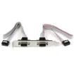 Picture of Startech.Com 2 Port 16in DB9 Serial Port Bracket To 10 Pin Header - Plate9m2p16