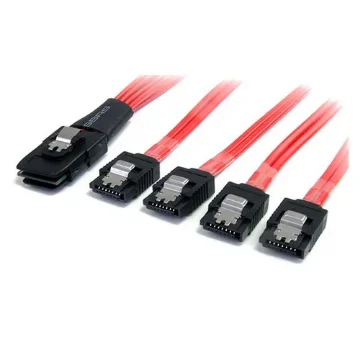 Picture of Startech.Com 1m Serial Attached Scsi Sas Cable - Sff-8087 To 4x Latching Sata - Sas8087s4100