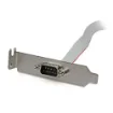 Picture of Startech.Com 1 Port 16in DB9 Serial Port Bracket To 10 Pin Header - Low Profile - Plate9m16lp