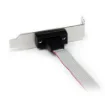 Picture of Startech.Com 1 Port 16in DB9 Serial Port Bracket To 10 Pin Header - Low Profile - Plate9m16lp