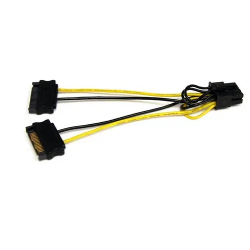 Picture of Startech.Com 6in Sata Power To 8 Pin Pci Express Video Card Power Cable Adapter - SATPCIEX8ADP