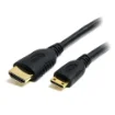 Picture of Startech.Com 1m Mini Hdmi To Hdmi Cable with Ethernet - 4K 30Hz High Speed Mini Hdmi To Hdmi Adapter Cable - Mini Hdmi Type-C Device To Hdmi Monitor/Display - Durable Video Converter Cord - HDACMM1M