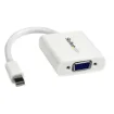 Picture of Startech.Com Mini Displayport To Vga Adapter - Active Mini Dp To Vga Converter - 1080p Video - Mdp or Thunderbolt 1/2 Mac/Pc To Vga Monitor/Projector/Display - Mdp 1.2 To Vga Dongle - White - MDP2VGAW