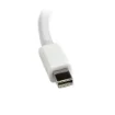 Picture of Startech.Com Mini Displayport To Vga Adapter - Active Mini Dp To Vga Converter - 1080p Video - Mdp or Thunderbolt 1/2 Mac/Pc To Vga Monitor/Projector/Display - Mdp 1.2 To Vga Dongle - White - MDP2VGAW