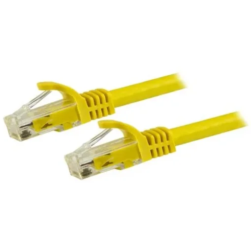 Picture of Startech.Com 15m CAT6 Ethernet Cable - Yellow Cat 6 Gigabit Ethernet Wire -650MHz 100W Poe RJ45 Utp Network/Patch Cord Snagless W/Strain Relief Fluke Tested/Wiring Is Ul Certified/Tia - N6patc15myl