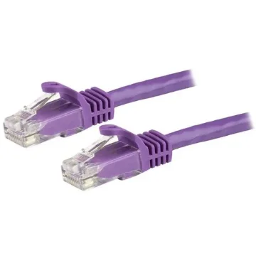 Picture of Startech.Com 15m CAT6 Ethernet Cable - Purple Cat 6 Gigabit Ethernet Wire -650MHz 100W Poe RJ45 Utp Network/Patch Cord Snagless W/Strain Relief Fluke Tested/Wiring Is Ul Certified/Tia - N6patc15mpl