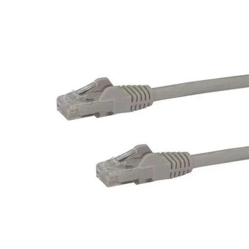 Picture of Startech.Com 15m CAT6 Ethernet Cable - Grey Cat 6 Gigabit Ethernet Wire -650MHz 100W Poe RJ45 Utp Network/Patch Cord Snagless W/Strain Relief Fluke Tested/Wiring Is Ul Certified/Tia - N6patc15mgr