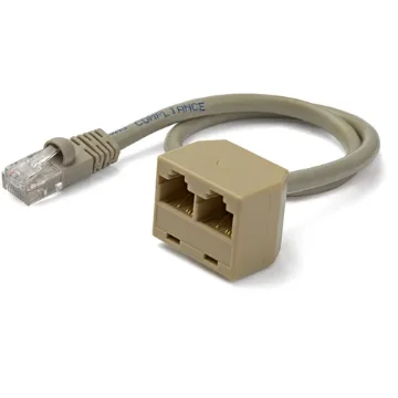 Picture of Startech.Com 2-To-1 RJ45 Splitter Cable Adapter - F/M - RJ45SPLITTER