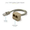 Picture of Startech.Com 2-To-1 RJ45 Splitter Cable Adapter - F/M - RJ45SPLITTER