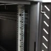 Picture of Startech.Com 4-Post 12U Server Rack Cabinet, Lockable 19" Data Rack Cabinet for Computer / Av / It Equipment, Office / Home Network Rack with Casters & Adjustable Mounting Rails - RK1236BKF