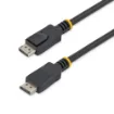 Picture of Startech.Com 2m (6ft) Displayport 1.2 Cable - 4K X 2K Ultra Hd Vesa Certified Displayport Cable - Dp To Dp Cable for Monitor - Dp Video/Display Cord - Latching Dp Connectors - DISPL2M