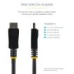 Picture of Startech.Com 1m (3ft) Displayport 1.2 Cable - 4K X 2K Ultra Hd Vesa Certified Displayport Cable - Dp To Dp Cable for Monitor - Dp Video/Display Cord - Latching Dp Connectors - DISPL1M