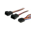 Picture of Startech.Com 12in 4 Pin Fan Power Splitter Cable - F/M - Fan4split12