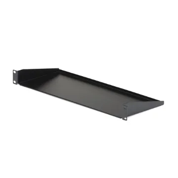 Picture of Startech.Com 1U Server Rack Shelf, Universal Rack Mount Cantilever Tray for 19" Network Equipment Rack/Cabinet, Heavy Duty Steel, Weight Capacity 33lb/15kg, 7in (18cm) Deep - CABSHELF1U