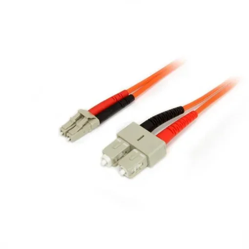 Picture of Startech.Com 2m Fiber Optic Cable - Multimode Duplex 50/125 - Lszh Fiber Jumper Cord - Lc/Sc - 50FIBLCSC2