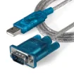 Picture of Startech.Com 3ft (91cm) 1-Port Usb To RS232 DB9 Serial Adapter Cable, Usb To Serial Adapter Cable - M/M - Icusb232sm3