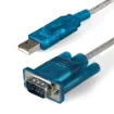 Picture of Startech.Com 3ft (91cm) 1-Port Usb To RS232 DB9 Serial Adapter Cable, Usb To Serial Adapter Cable - M/M - Icusb232sm3