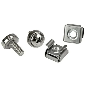Picture of Startech.Com 100 Pkg M5 Mounting Screws and Cage Nuts for Server Rack Cabinet - CABSCREWM52