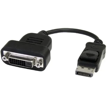 Picture of Startech.Com Displayport To Dvi Adapter - Active Displayport To Dvi-D Adapter/Video Converter 1080p - Dp 1.2 To Dvi Monitor Cable Adapter Dongle - Dp To Dvi Adapter - Latching Dp Connector - DP2DVIS