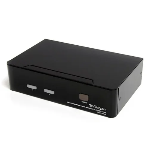 Picture of Startech.Com 2 Port Dvi Usb Kvm Switch with Audio and Usb 2.0 Hub - SV231DVIUA