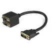 Picture of Startech.Com 30cm (1 Ft) Dvi-D To 2x Dvi-D Digital Video Splitter Cable - M/F~1 Ft Dvi-D To 2x Dvi-D Digital Video Splitter Cable - M/F - DVISPL1DD