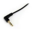 Picture of Startech.Com 6 Ft Slim 3.5mm To Right Angle Stereo Audio Cable - M/M - MU6MMSRA