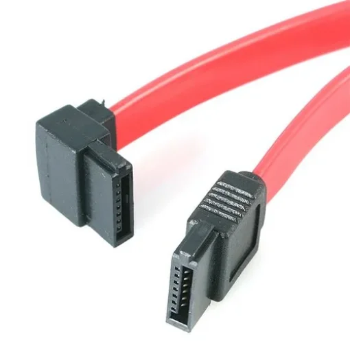 Picture of Startech.Com 18in Sata To Left Angle Sata Serial Ata Cable - F/F - Sata18la1